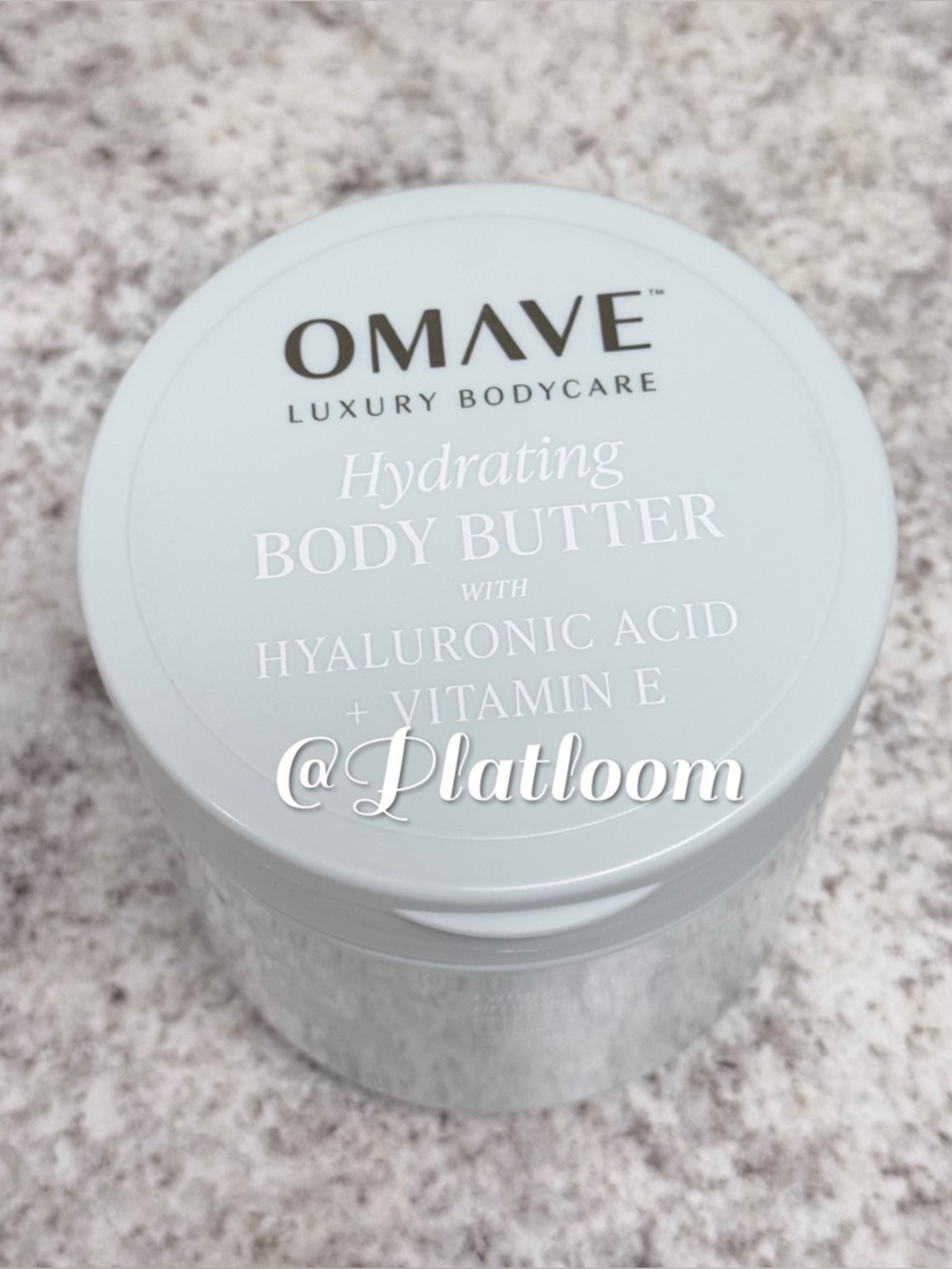 OMAVE Luxury Hydrating Body Butter With Hyaluronic Acid + Vitamin E - Picture 2 of 3